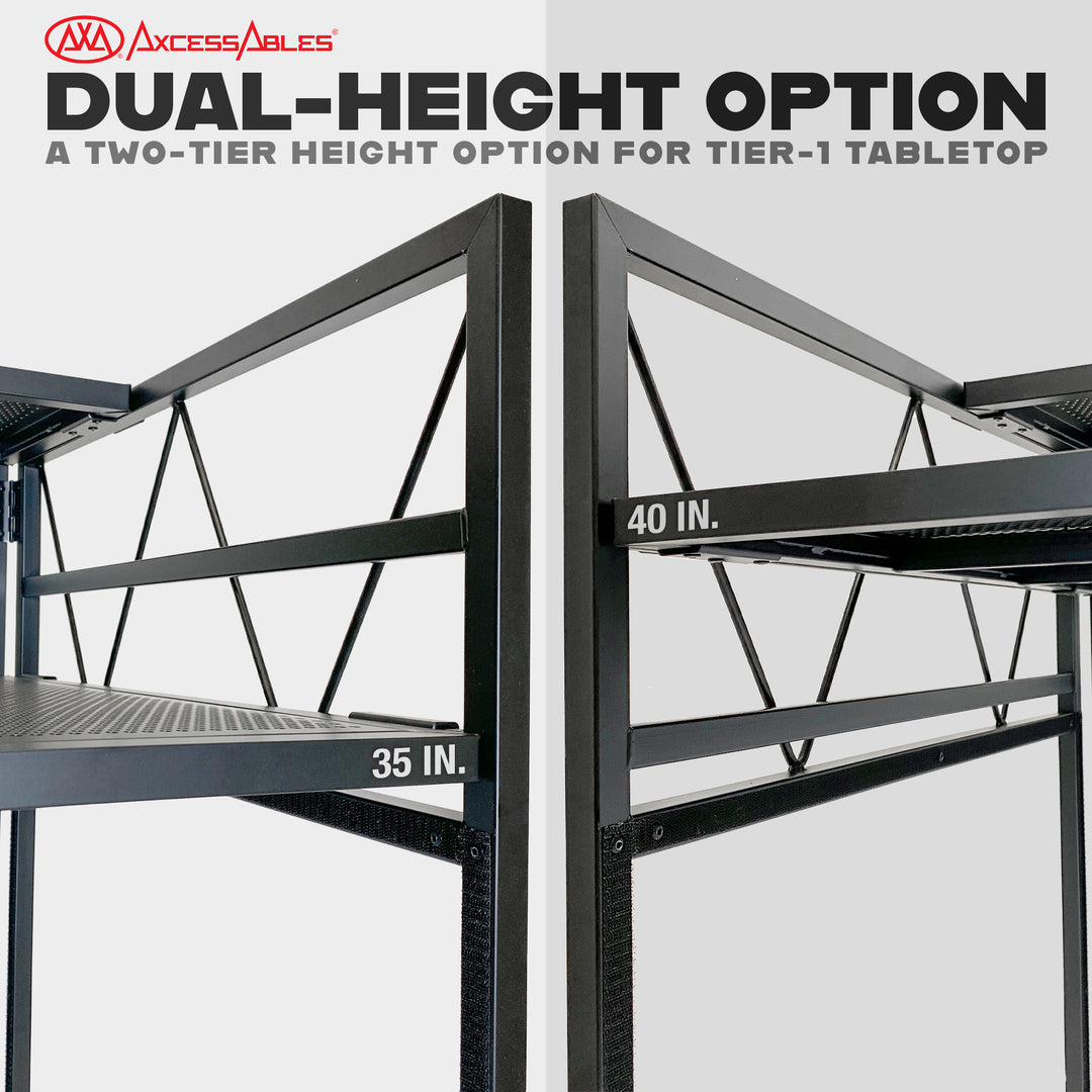 Accea Photo Booth 2mx3 2 セット Amazon.com: AxcessAbles Two-Tier Portable DJ Booth | Large