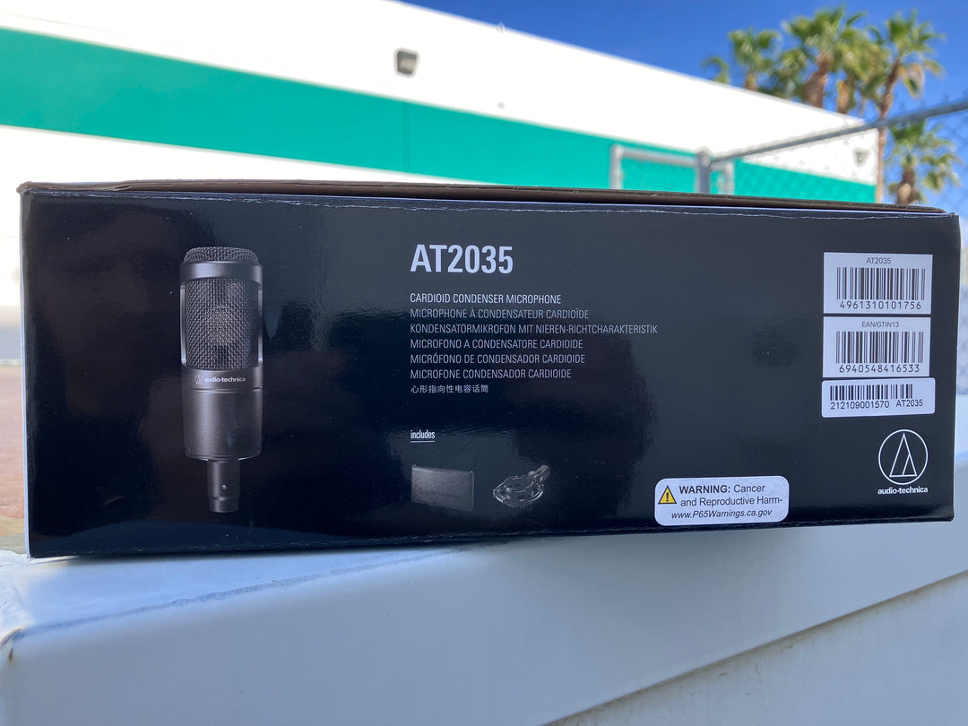 Audio-Technica AT2035 Cardioid Condenser Microphone